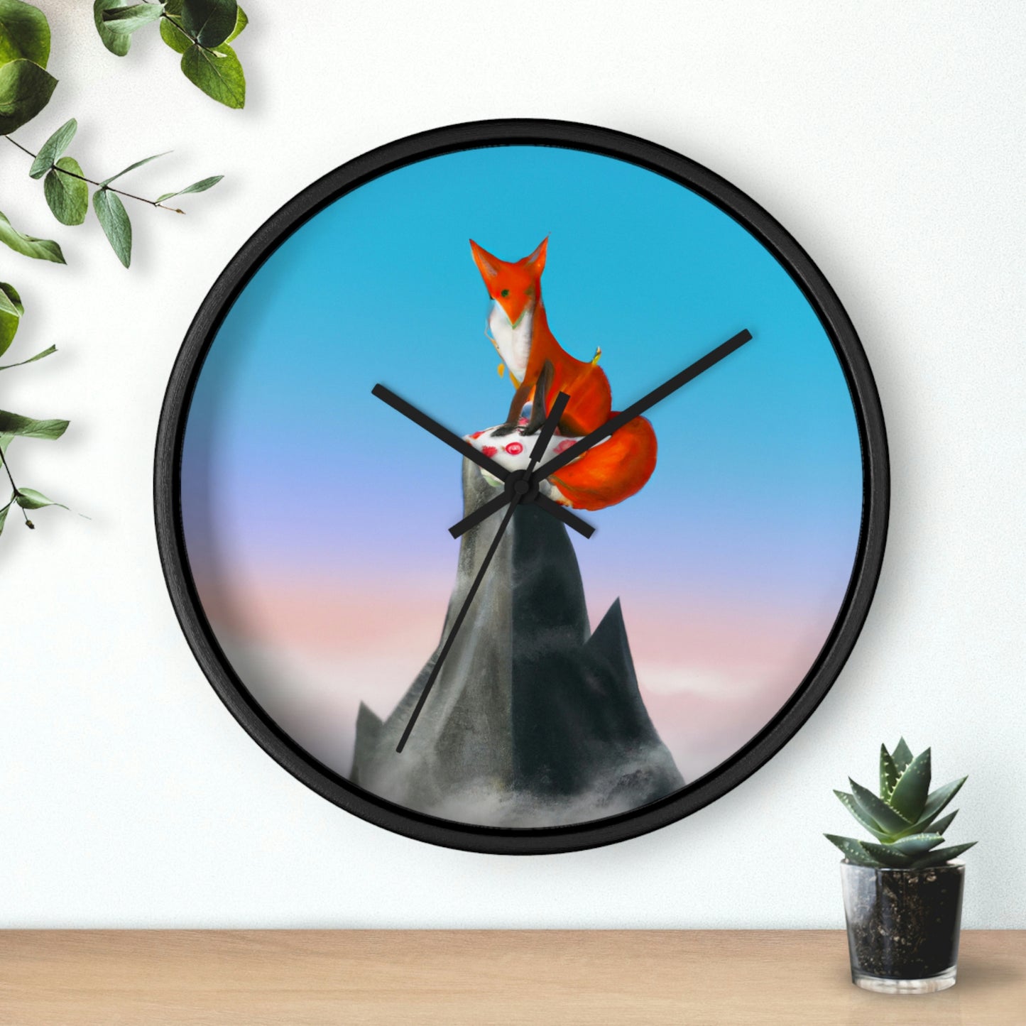 The Fox That Peaketh on the Mountain - The Alien Wall Clock