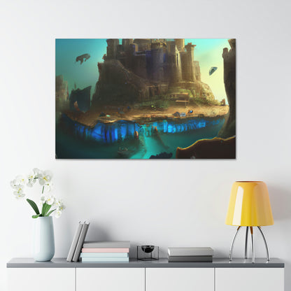 "La ciudad escondida bajo el mar" - The Alien Canva