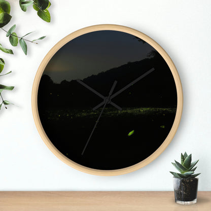 "Mil luciérnagas en el cielo nocturno" - El reloj de pared alienígena