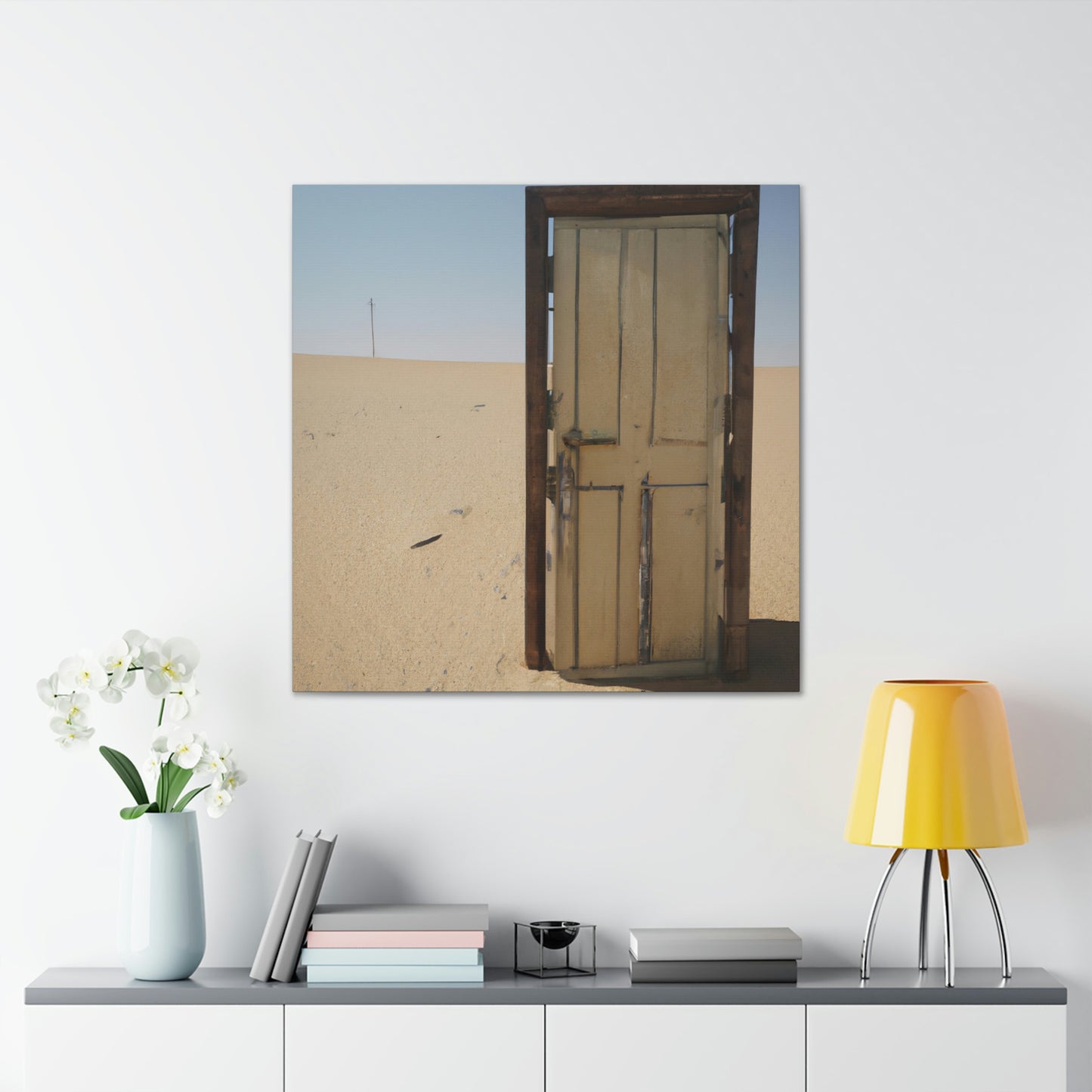 "The Mysterious Desert Door" - The Alien Canva