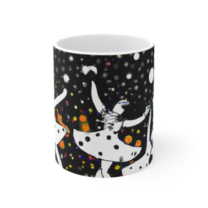 Twinkling Starlight Dance of the Fairies - The Alien Ceramic Mug 11 oz