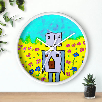 "A Small Miracle in a Sea of Flowers" - The Alien Wall Clock