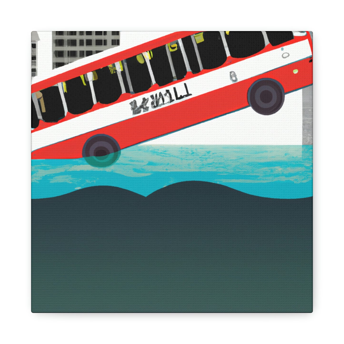 "The Great Escape: Flying the Bus Out of a Sinking City" - The Alien Canva