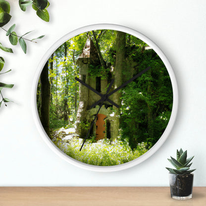 "Grandpa's Enchanted Hideaway" - The Alien Wall Clock