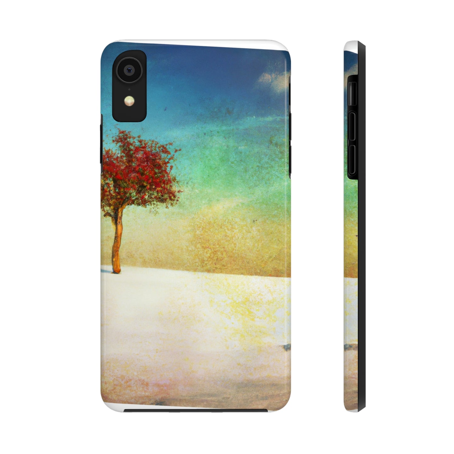 "Alone in the Snowy Meadow" - The Alien Tough Phone Cases