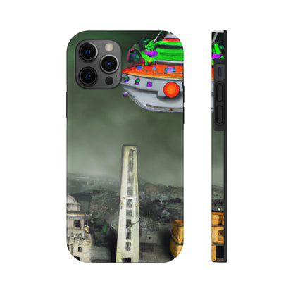 "Rätsel in den Ruinen" - Die Alien Tough Phone Cases