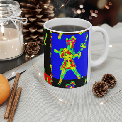 "Dancing with Fire and Steel." - The Alien Ceramic Mug 11 oz