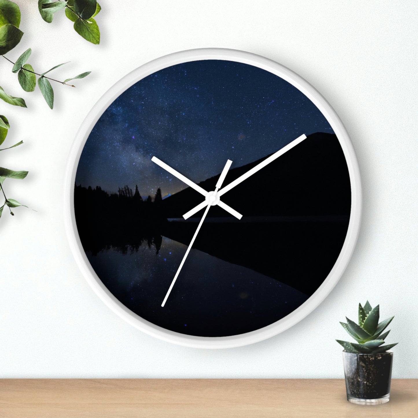 "A Starlit Tranquility" - The Alien Wall Clock