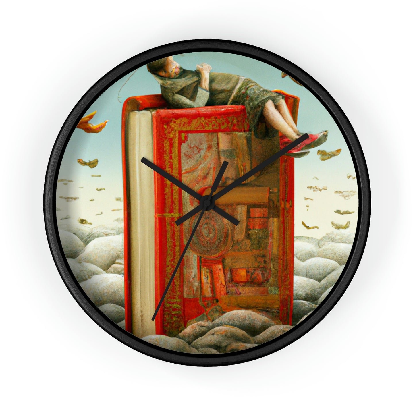 "Cradled by Knowledge" - The Alien Wall Clock