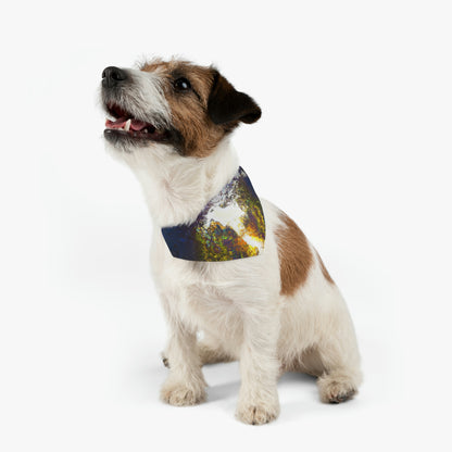 "A Beam of Light on a Forgotten Path" - The Alien Pet Bandana Collar