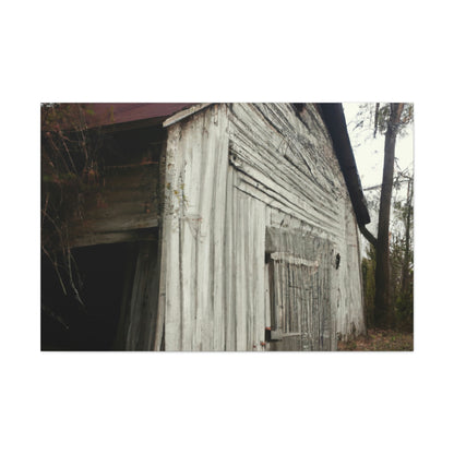 "Mysteries of the Antiquated Barn" - The Alien Canva