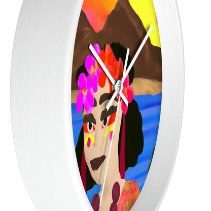 "Enchantment at Dusk" - The Alien Wall Clock