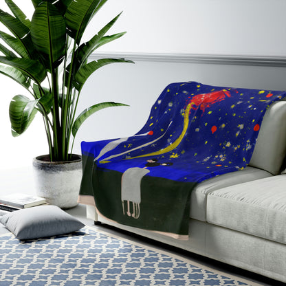 "A Spark of Solitude" - The Alien Velveteen Plush Blanket