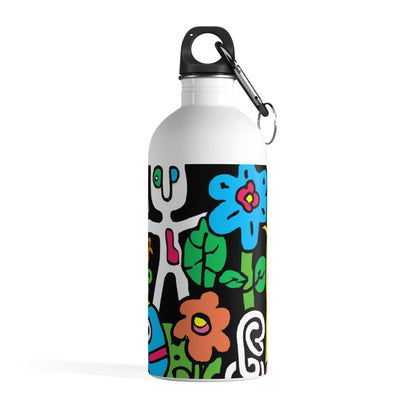 The Enchanted Garden of Wonders. - The Alien Stainless Steel Water Bottle