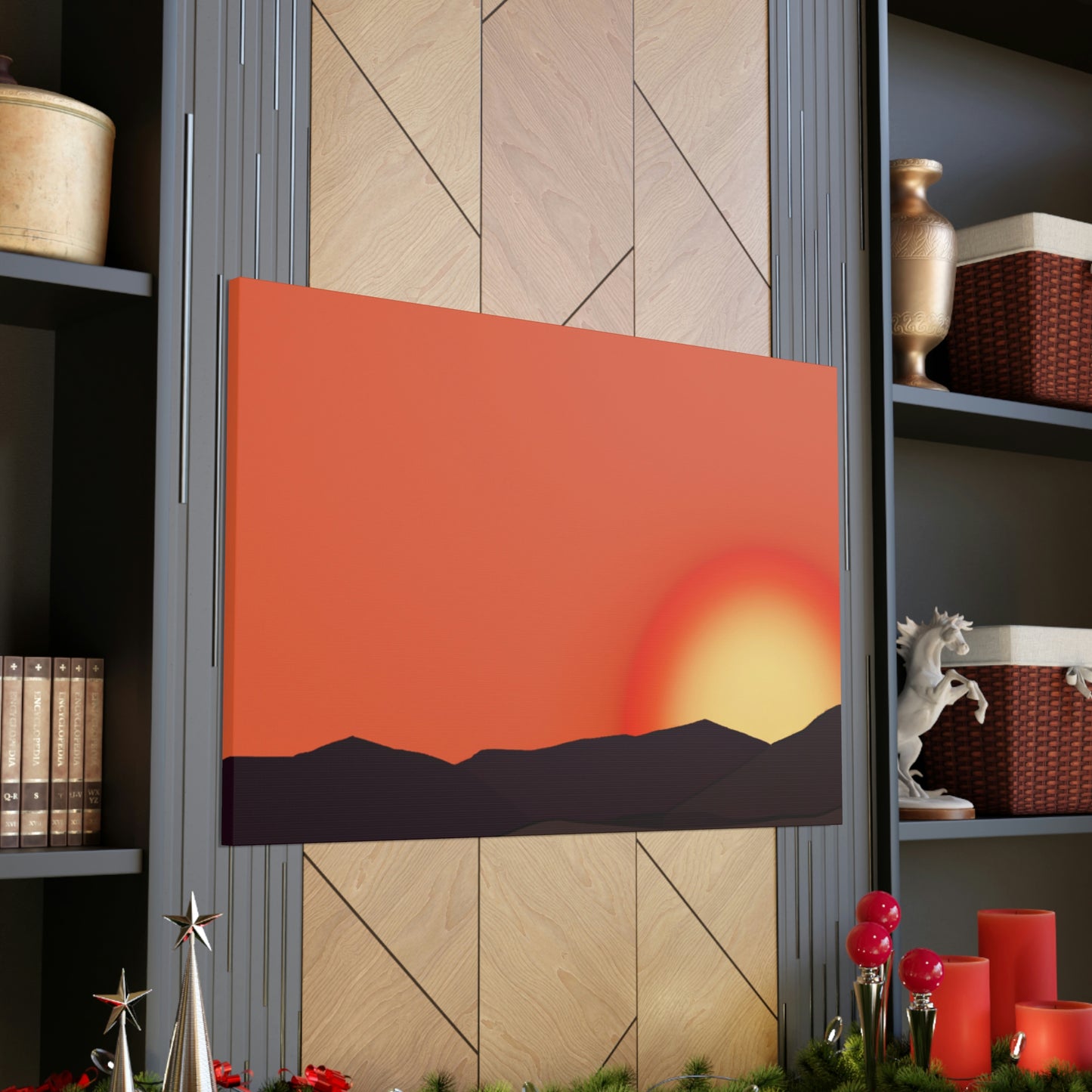 Sunset Artist. - Canvas