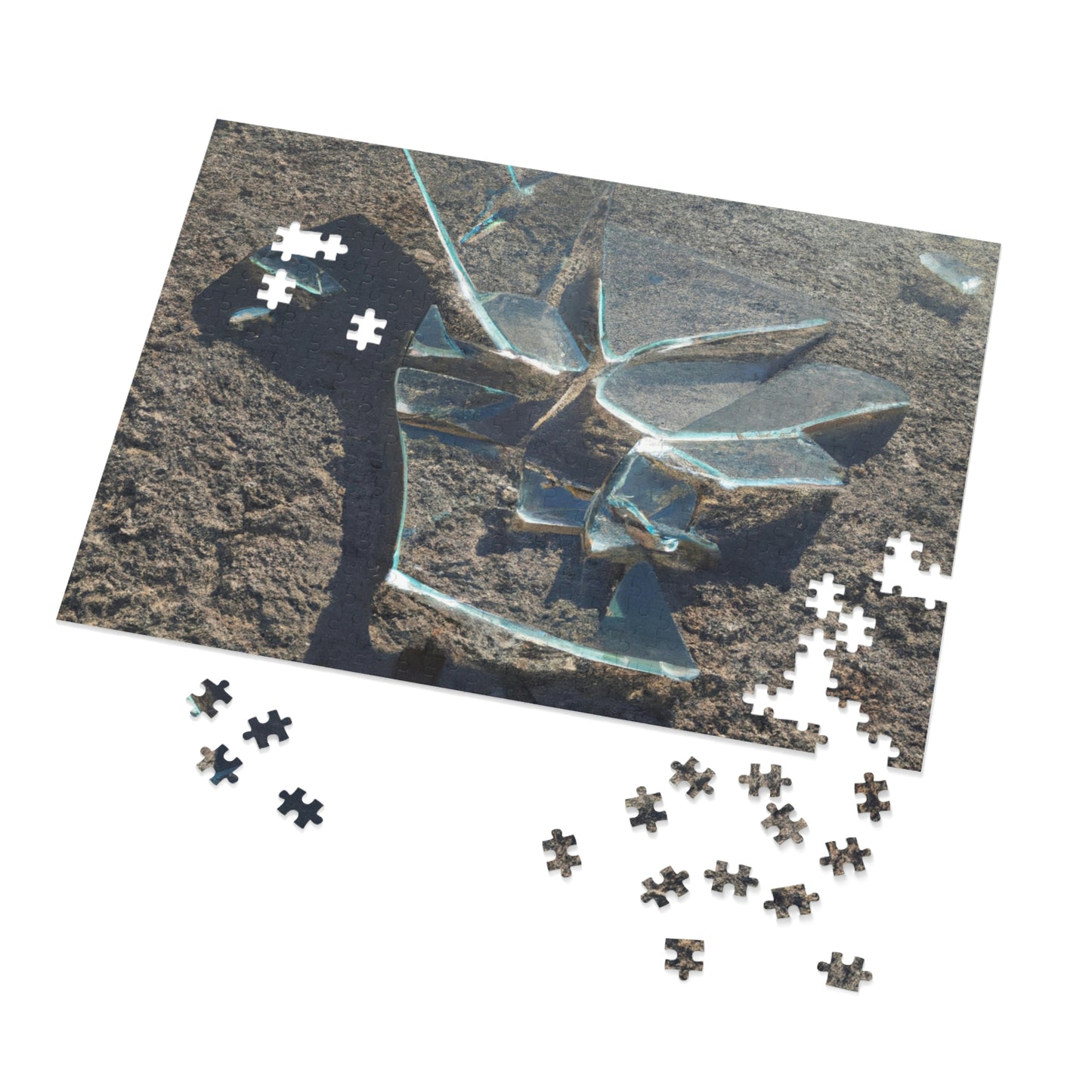 "Glimmer of Broken Glass" - The Alien Jigsaw Puzzle