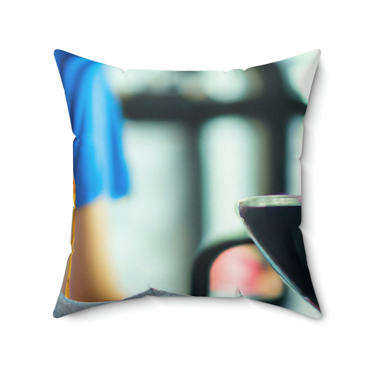 "Eine Tasse Mut" - Das Alien Square Pillow