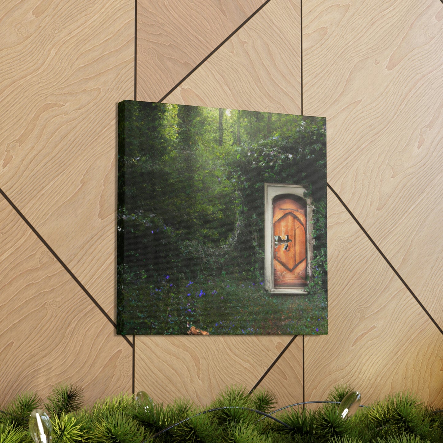 La puerta mágica en el bosque - The Alien Canva