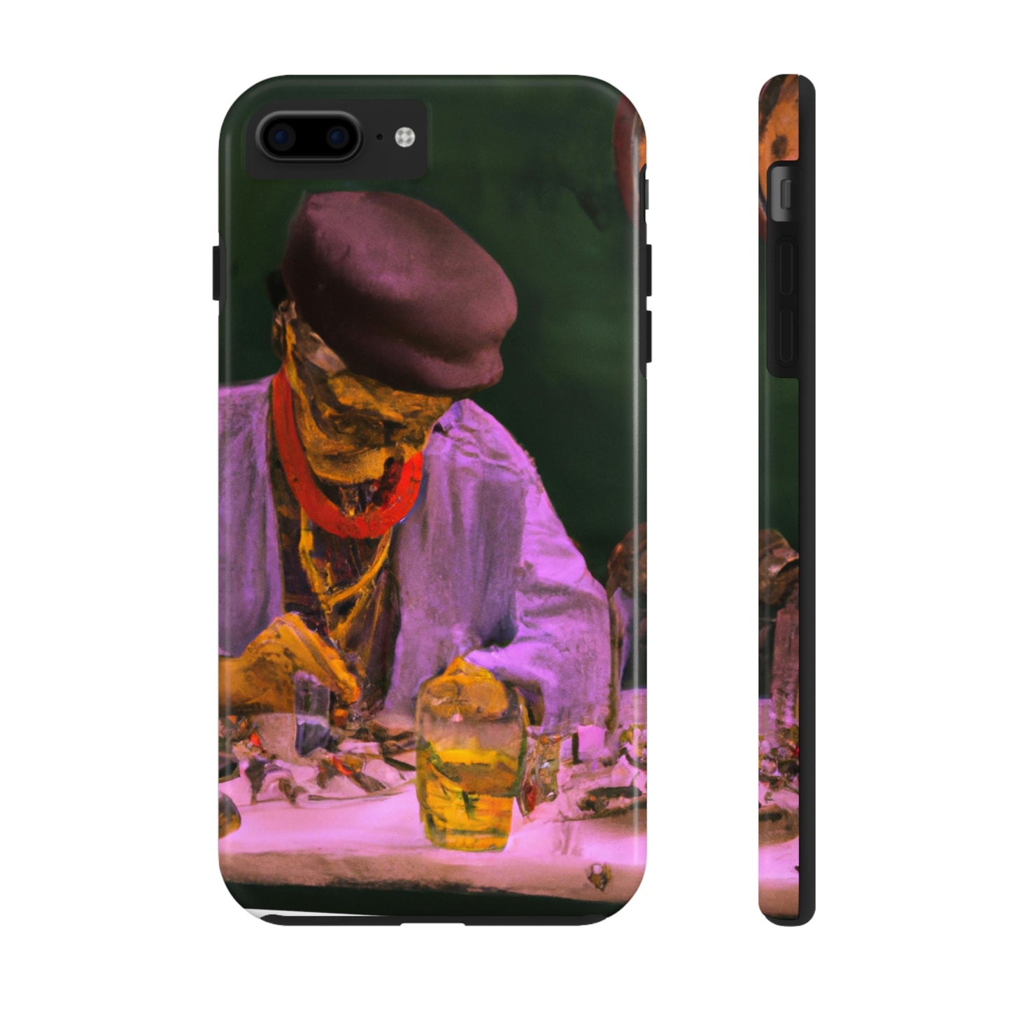 "Ein Meister des Ausbesserns: Ein älterer Uhrmacher, der eine antike Uhr restauriert" - The Alien Tough Phone Cases