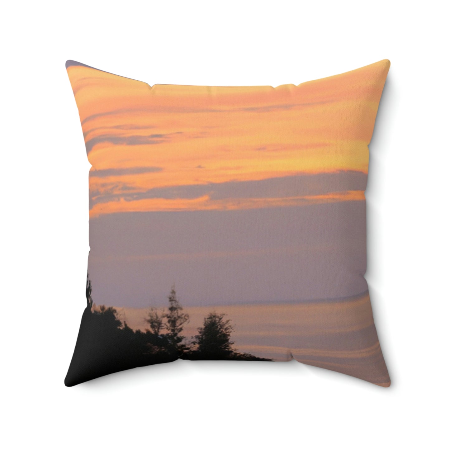 "Umarmen den Abend" - Das Alien Square Pillow