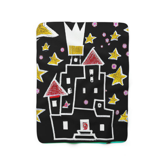 "Heaven's Glittering Palace" - The Alien Sherpa Fleece Blanket