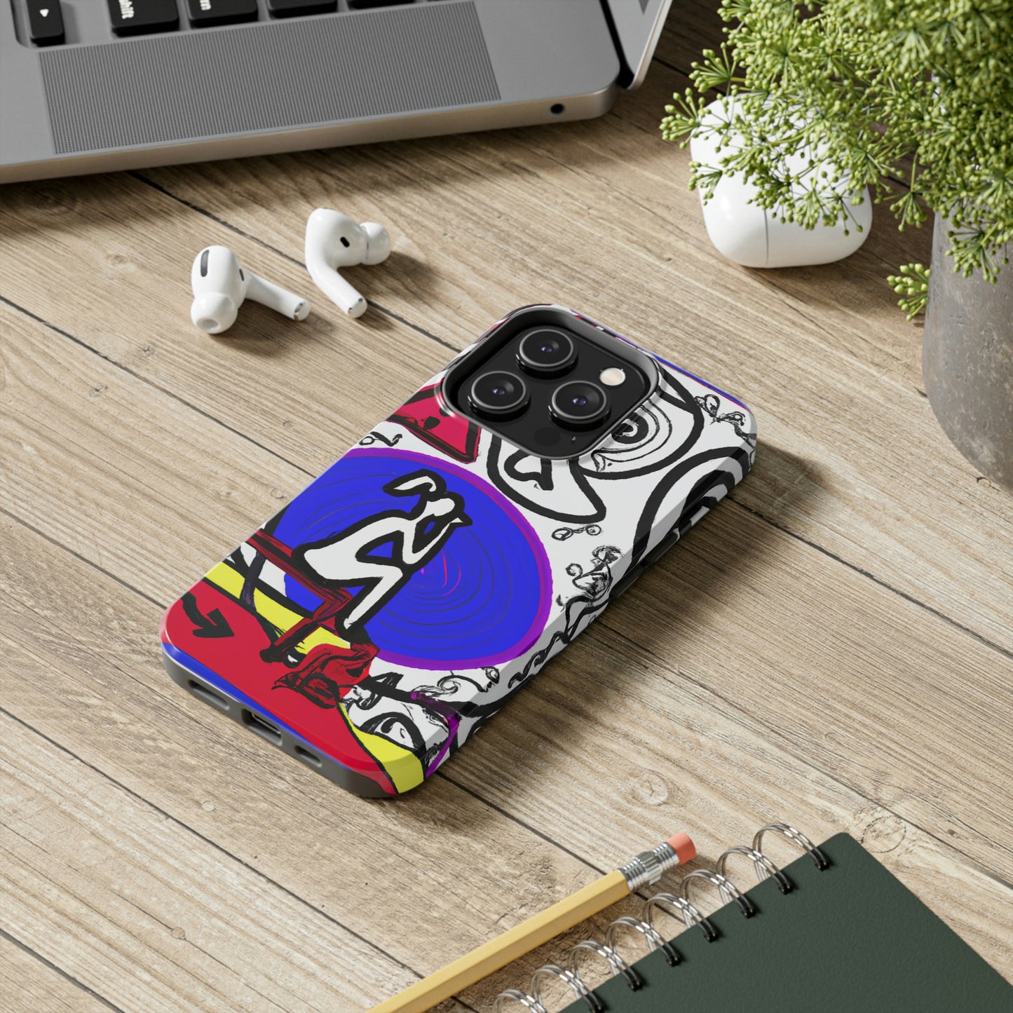 "Alone in the Park: Pondering Life's Challenges" - The Alien Tough Phone Cases