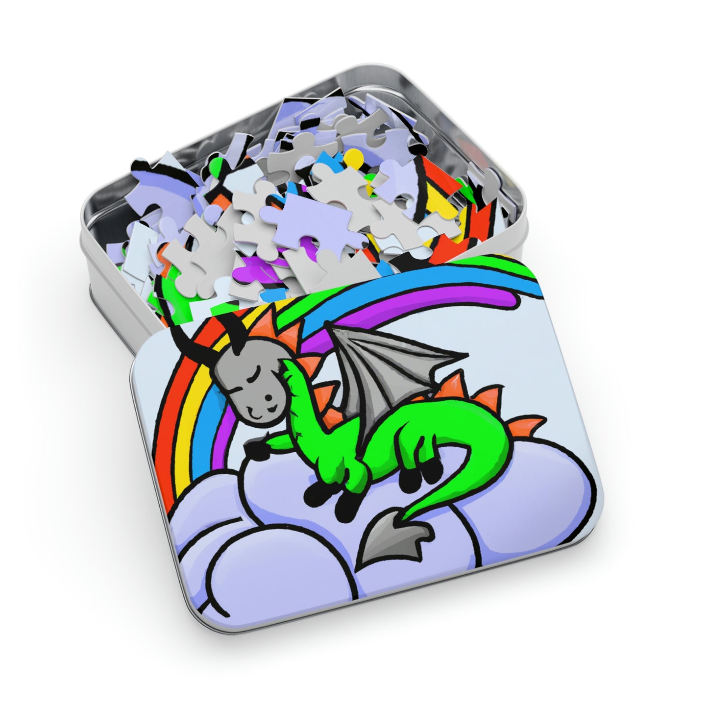 "A Dreamy Dragon's Nap" - The Alien Jigsaw Puzzle