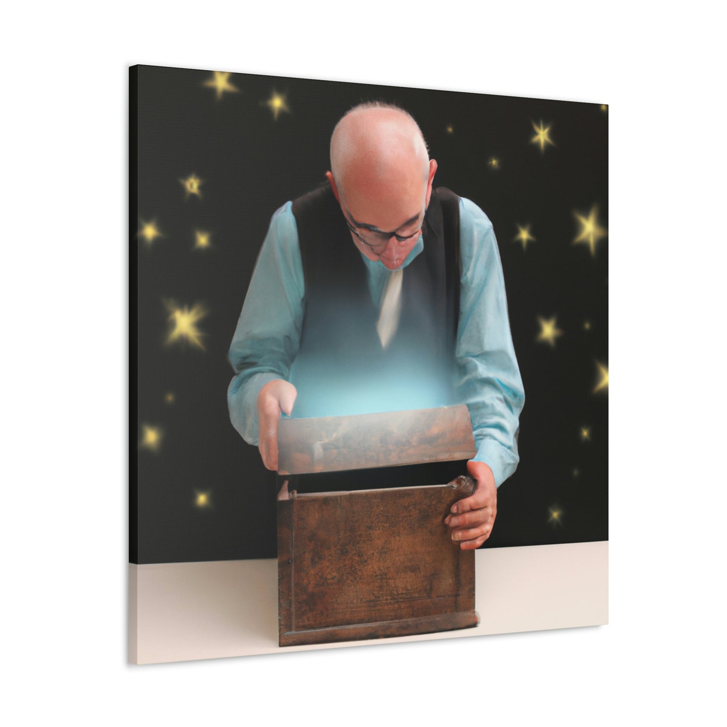 The Magic Box of the Elderly Man - The Alien Canva