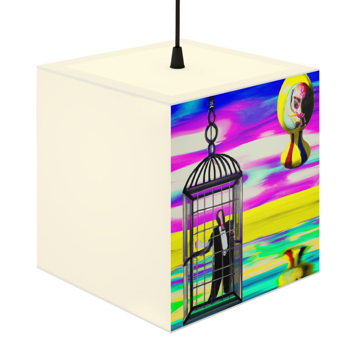 "Una prisión de colores brillantes" - La lámpara Alien Light Cube