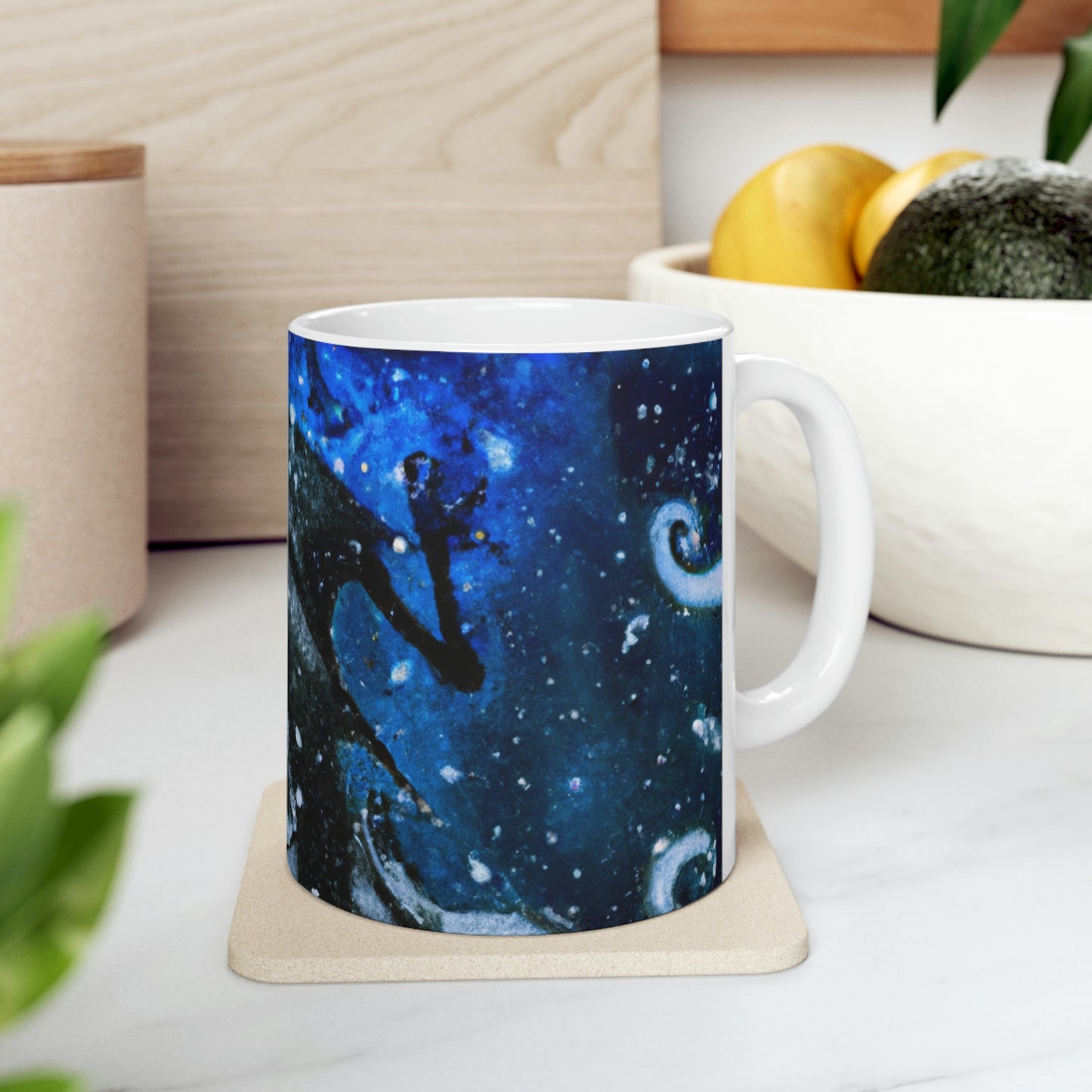 "Frosted Moonlight Dragon" - Der Alien-Keramikbecher 11 oz