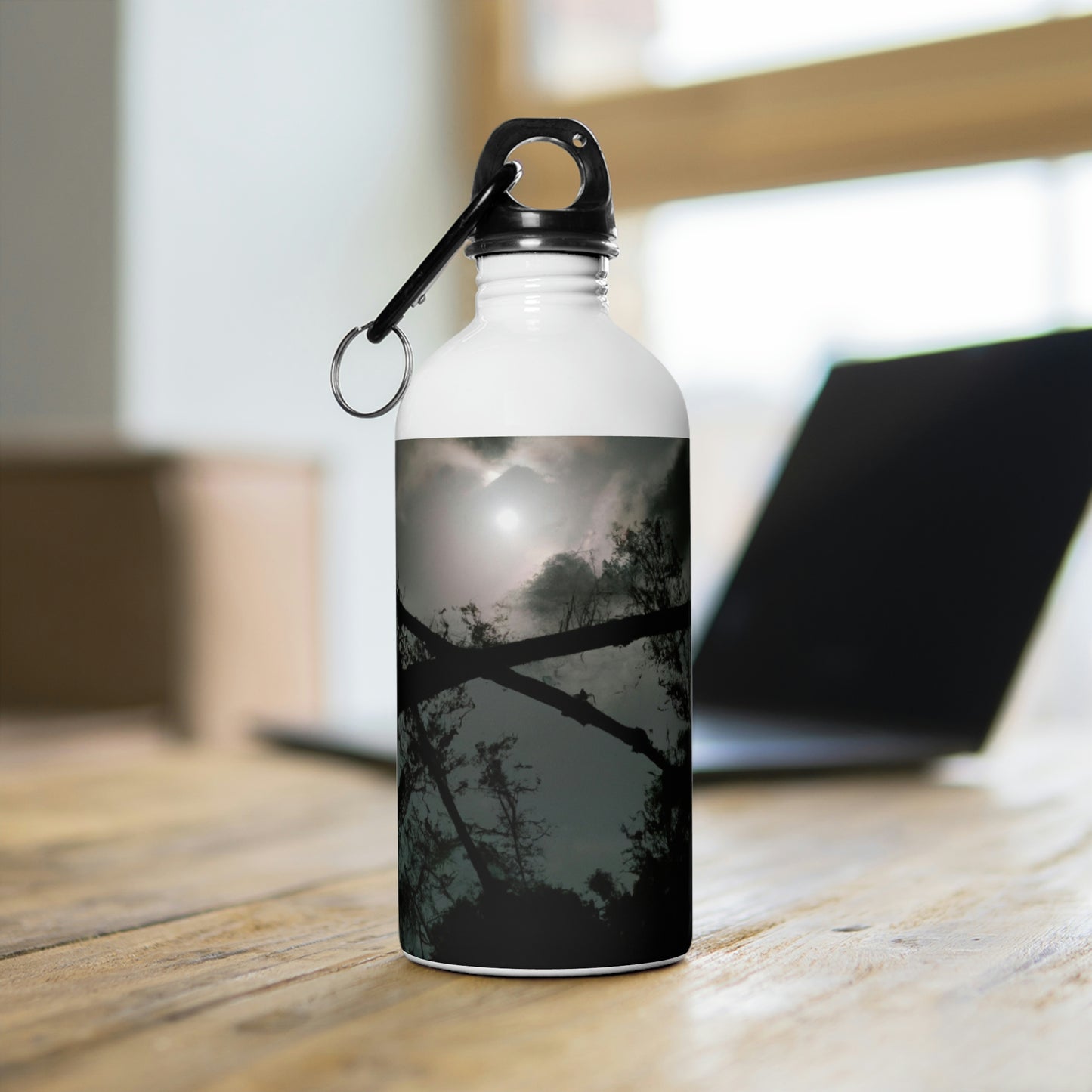 "A Moonlit Mystical World" - The Alien Stainless Steel Water Bottle