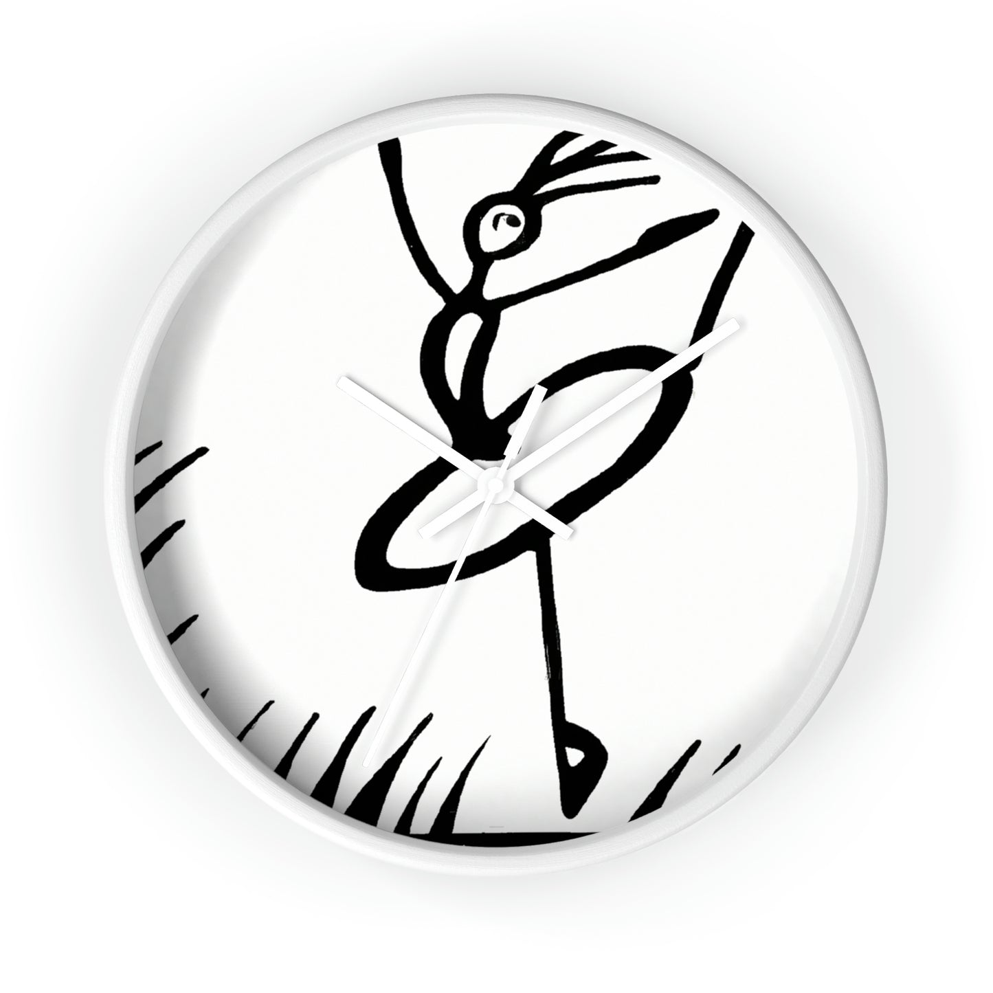 "Ballet on a Blade: A Ballerina's Spin" - The Alien Wall Clock