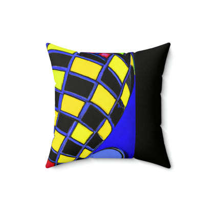 "Enchanted Midnight Flight" - The Alien Square Pillow