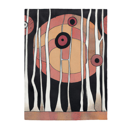 "Eclipse in the Shadowland". - The Alien Velveteen Plush Blanket