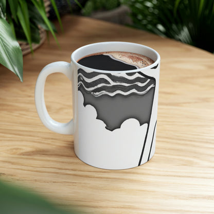 The Mystic Mist of the Mountain - The Alien Ceramic Mug 11 oz