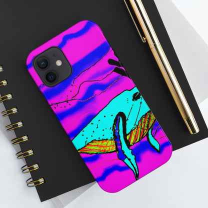 "Glow of the Neon Sea" - The Alien Tough Phone Cases