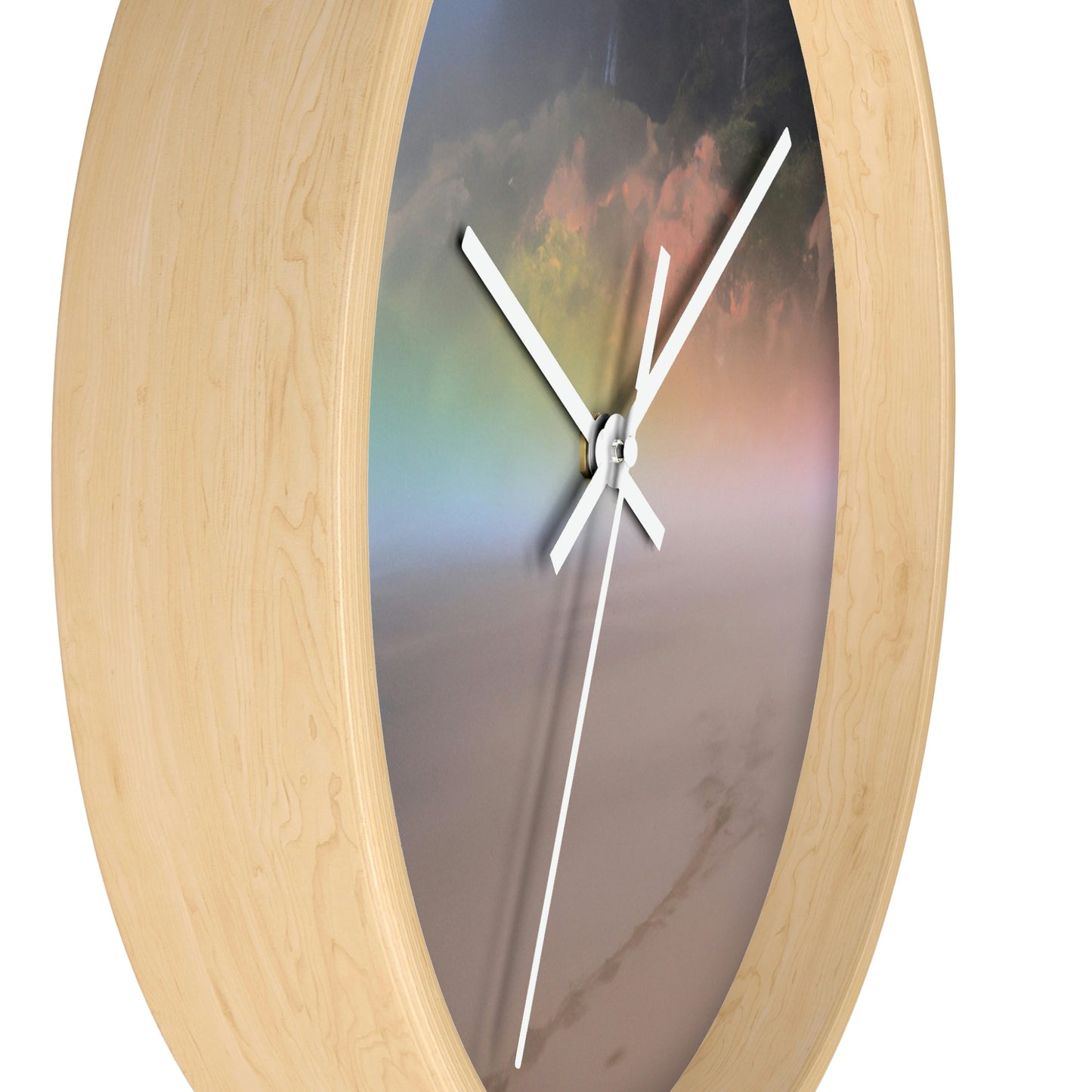 "A Painted Reflection of Solitude" - The Alien Wall Clock