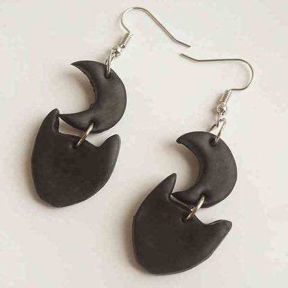 Pendientes colgantes con tema de Halloween