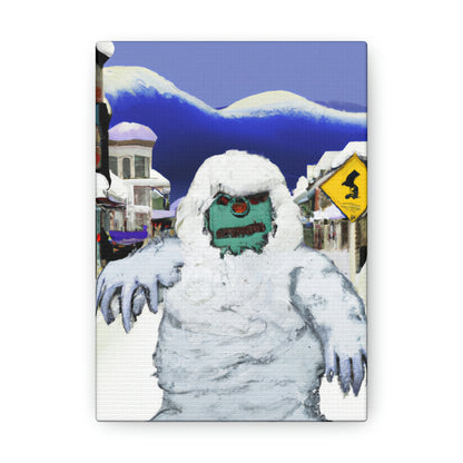 Frozen Terror: The Abominable Snowman's Reign - The Alien Canva