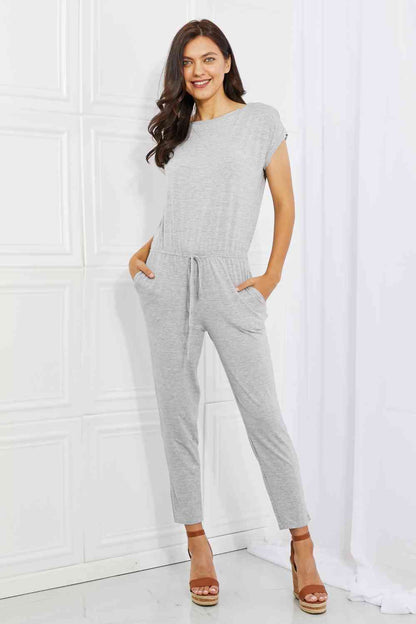 Mono gris con cuello barco de talla grande Comfy Days de Culture Code