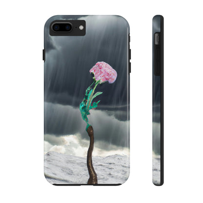 "Aight Against the Storm: La historia de una flor solitaria" - The Alien Tough Phone Cases