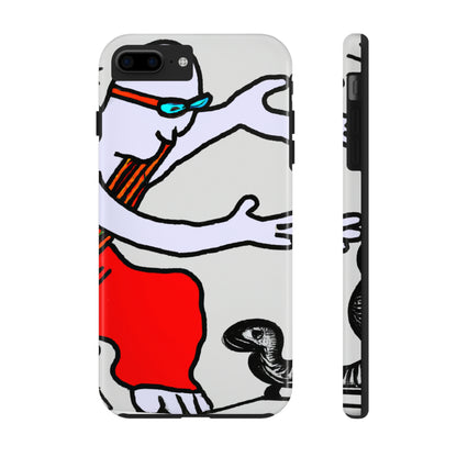 "A Blind Monk's Gentle Embrace of a Lost Dragonling" - The Alien Tough Phone Cases