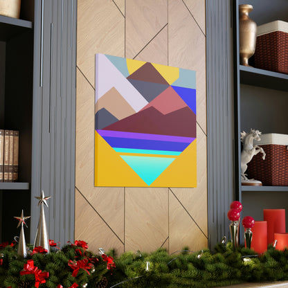 "Geometric Landscape" - Canvas