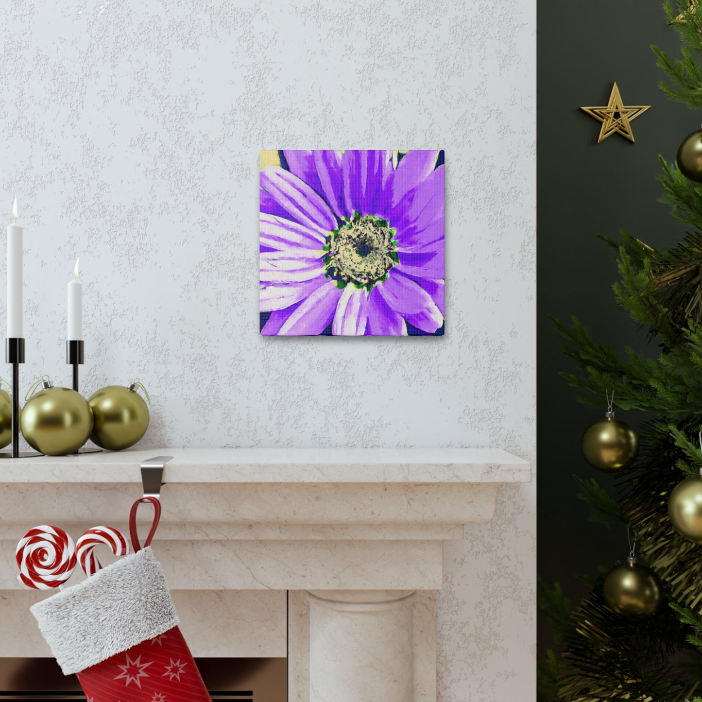 Purple Petals Popping: Create an Eye-Catching Daisy-Rose Fusion - The Alien Canva