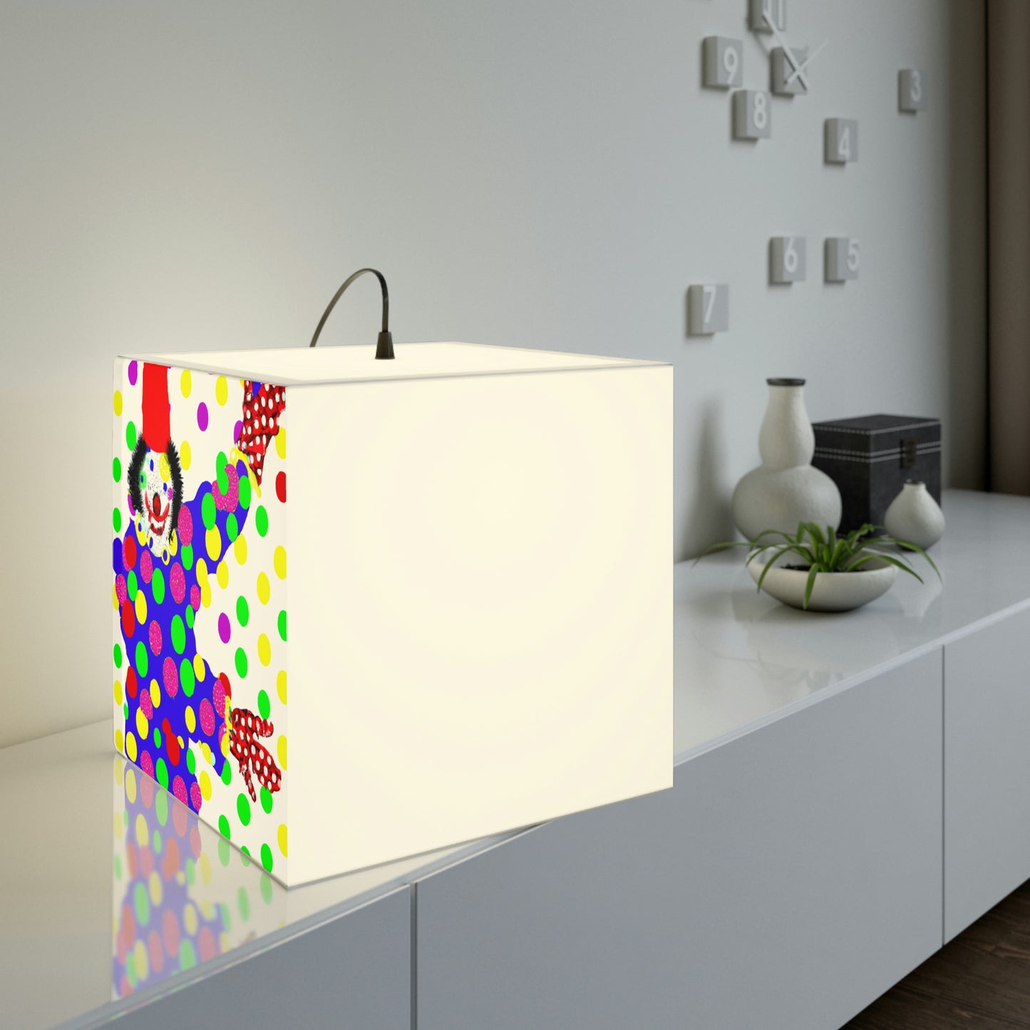 "Clowning Around in the Cold: A Winter Glove Story" - The Alien Light Cube Lamp