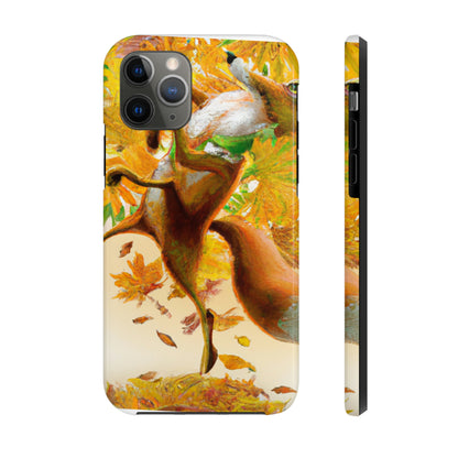 "Autumnal Adventure: A Fox's Mischief" - The Alien Tough Phone Cases