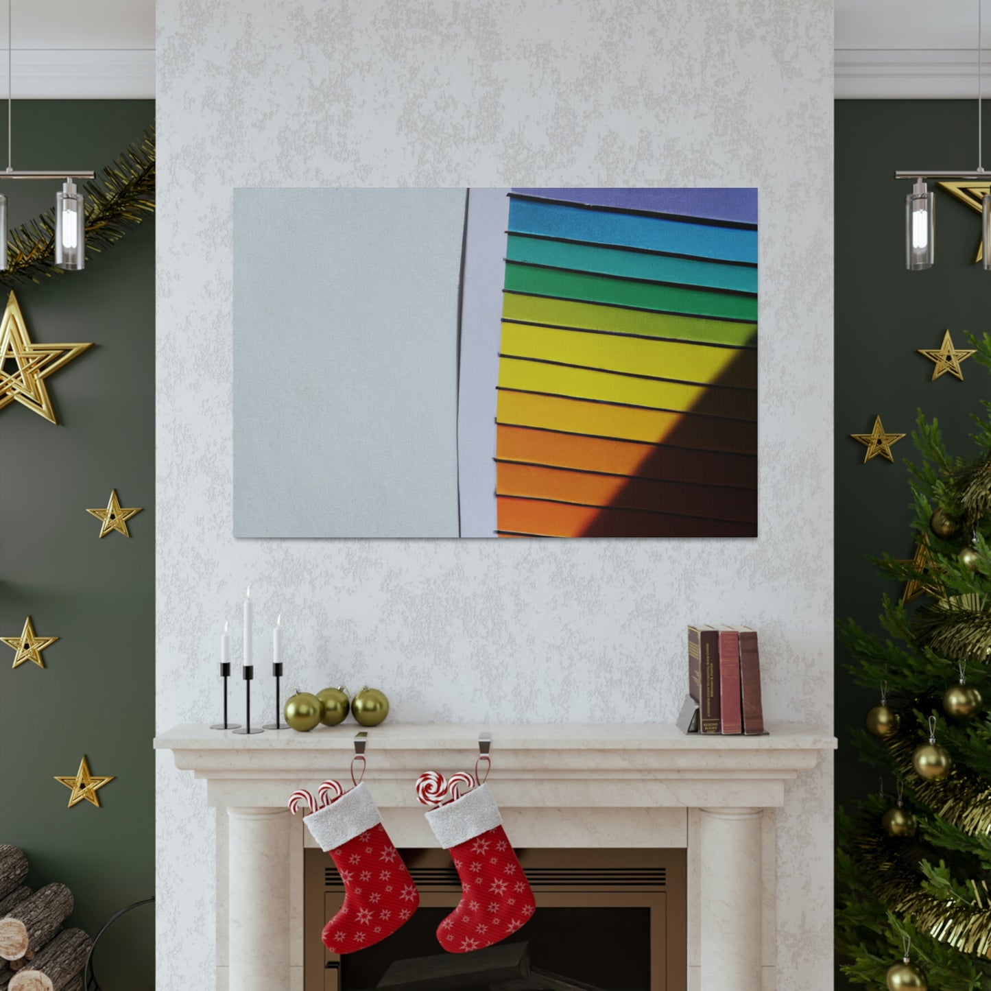 'The Colors of Joy: A Rainbow of Happiness' - Canvas