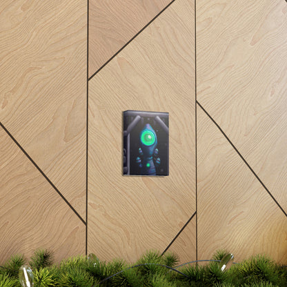 "The Secret Portal Guardian" - The Alien Canva