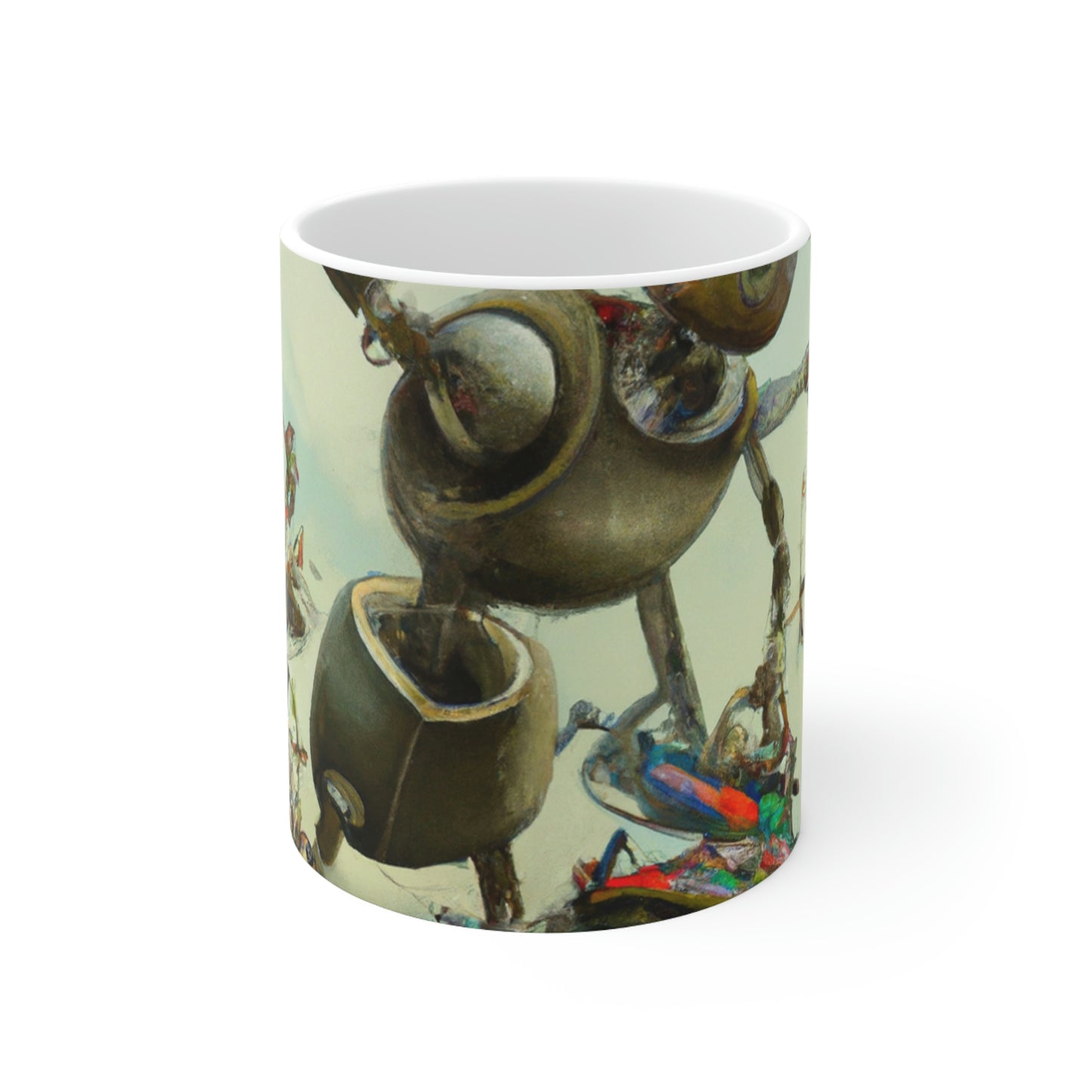 Robot Rejuvenates the Wilds - The Alien Ceramic Mug 11 oz