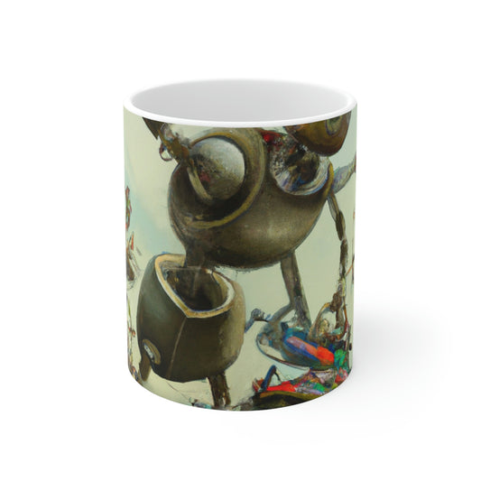 Robot Rejuvenates the Wilds - The Alien Taza de cerámica 11 oz